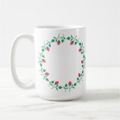 Lijst van Florence met roze roze roze bloemen Koffiemok (Links)