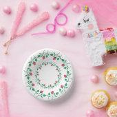 Lijst van Florence met roze roze roze bloemen Papieren Kommen (Feest)