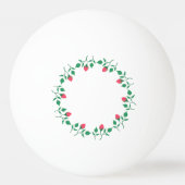 Lijst van Florence met roze roze roze bloemen Pingpongbal (Voorkant)