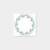 Lijst van Florence met roze roze roze bloemen Post-it® Notes (Voorkant)