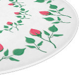 Lijst van Florence met roze roze roze bloemen Snijplank (Hoek)