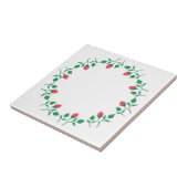 Lijst van Florence met roze roze roze bloemen Tegeltje (Zijkant)