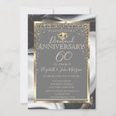 Lijst van gouddiamanten - Jubileum van marmer Wedd Kaart (Voorkant)