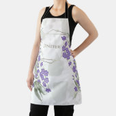 Lijst van goudgeometrische waterverf bladbloem schort (Insitu)