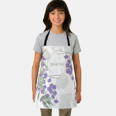 Lijst van goudgeometrische waterverf bladbloem schort (Insitu)