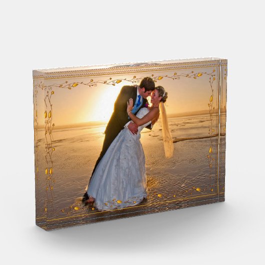 Lijst van goudwijn en leder fotoblokken (Links)