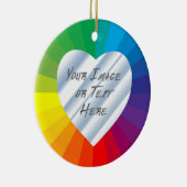 Lijst van het hart: Spectrum Collectie Keramisch Ornament (Rechts)