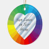 Lijst van het hart: Spectrum Collectie Keramisch Ornament (Links)