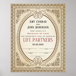 Lijst van het Ovaal-grenshuwelijk Poster