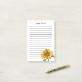 Lijst van honing post-it® notes (Op bureau)