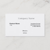 Lijst van hout visitekaartje (Achterkant)