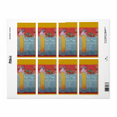 LIJST VAN KERNEN EN FRUITS, VASTGESTELD ART DECO W ETIKET (Full Sheet)