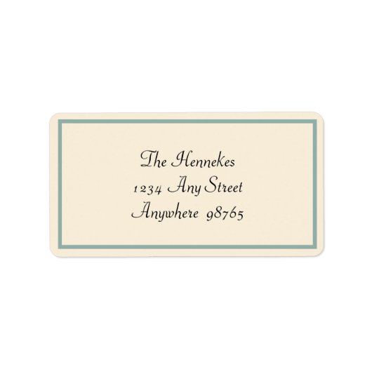 Lijst van Kerstmis Etiket (Voorkant)