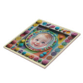 Lijst van klei tegeltje (Zijkant)