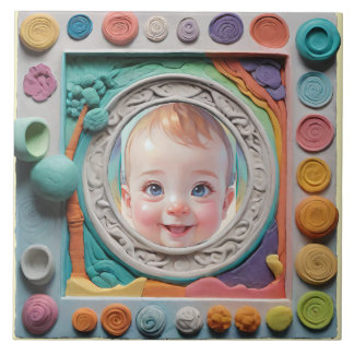 Lijst van klei tegeltje