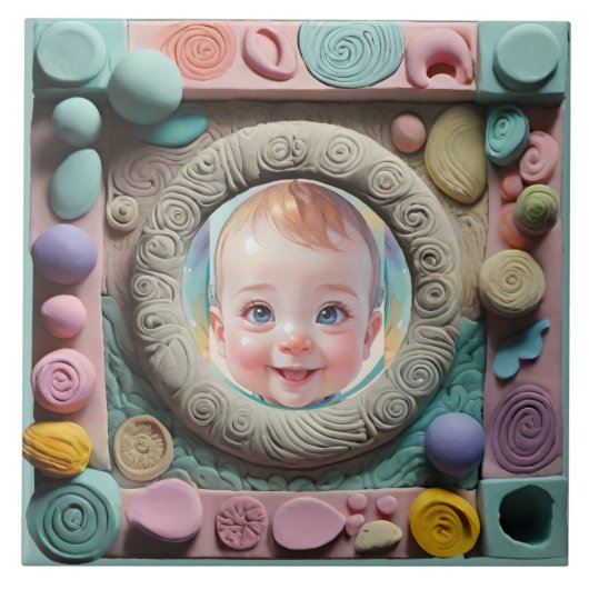 Lijst van klei tegeltje (Voorkant)