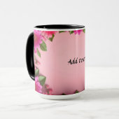 Lijst van kleurrijk Floral Mok (Voorkant links)