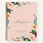 Lijst van kleurrijke bloemen notitieboek (Voorkant)