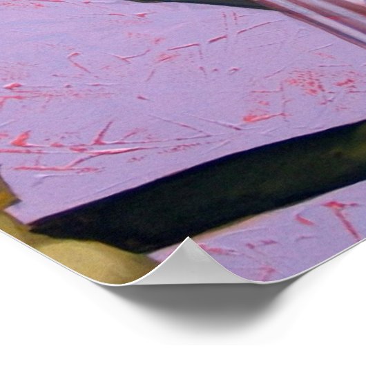 Lijst van kruideniers poster (Hoek)