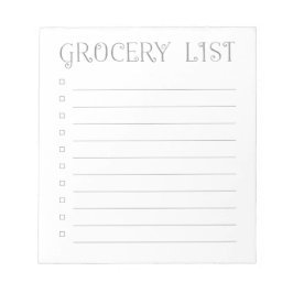 Lijst van kruideniers | Vakken 40 Traanwegpaden Notitieblok