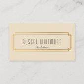 Lijst van kunstmatig deco-goud visitekaartje (Voorkant)