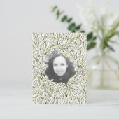 Lijst van leder briefkaart (Staand voorkant)