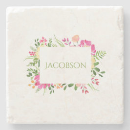 Lijst van lente - Aangepaste steen Onderzetter