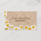 Lijst van madeliefjes visitekaartje (Voorkant)