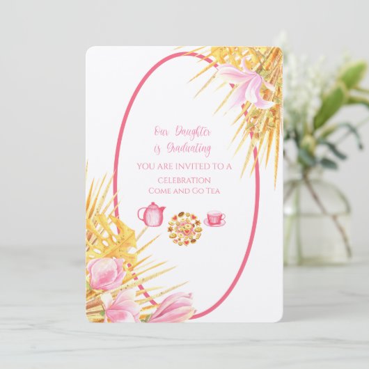 Lijst van Magnolia onze dochter studeert linen i Kaart (Staand voorkant)