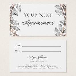 lijst van naaldbeschermer visitekaartje