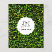 Lijst van naaldbladeren flyer (Voorkant)