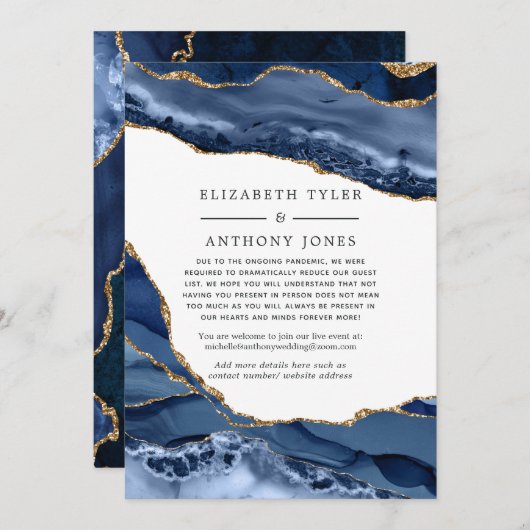 Lijst van nabestaanden en goudbont aankondiging (Voorkant / Achterkant)