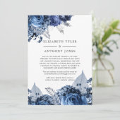 Lijst van nabestaanden, witte en zilveren weddensc aankondiging (Staand voorkant)