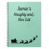 lijst van Naughty en Nice Notitieboek (Voorkant)