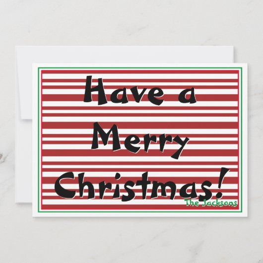 Lijst van Naughty of Nice Kaart (Achterkant)