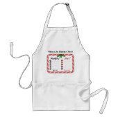 Lijst van Naughty of Nice Standaard Schort (Voorkant)