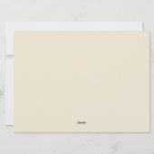 Lijst van Nice van Elegant Red & Ivory Santa Feestdagenkaart (Achterkant)