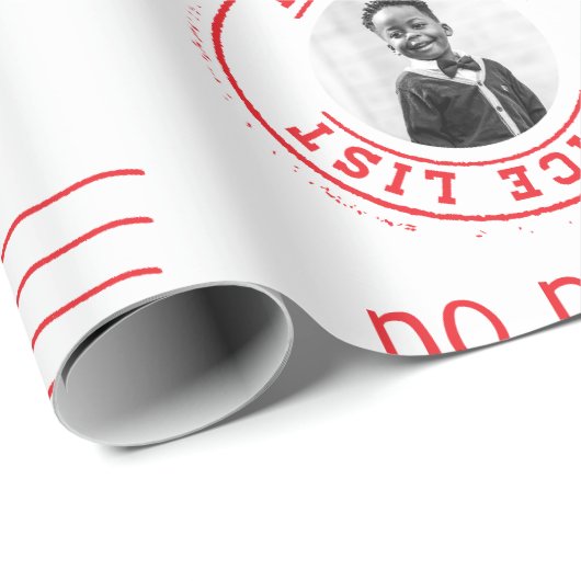 Lijst van Nice voor de kerstman Cadeaupapier (Rol Hoek)