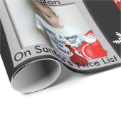 Lijst van Nice voor de kerstman met foto Cadeaupapier (Rol Hoek)