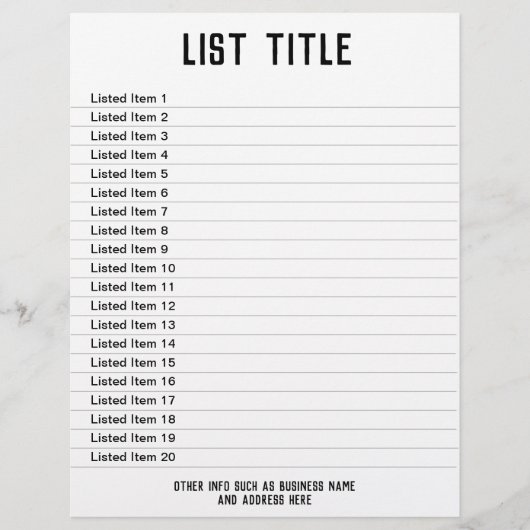 Lijst van objecten. Maximaal 40 objecten weergegev Flyer (Voorkant)