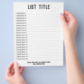 Lijst van objecten. Maximaal 40 objecten weergegev Flyer (Hand)