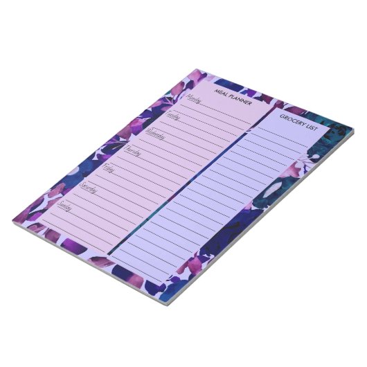 Lijst van Paarse plantgoed voor plantgoed Notitieblok (Schuin)