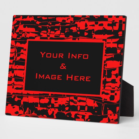 Lijst van rode kurk fotoplaat (Zijkant)