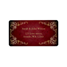 lijst van roestvrij rood goud