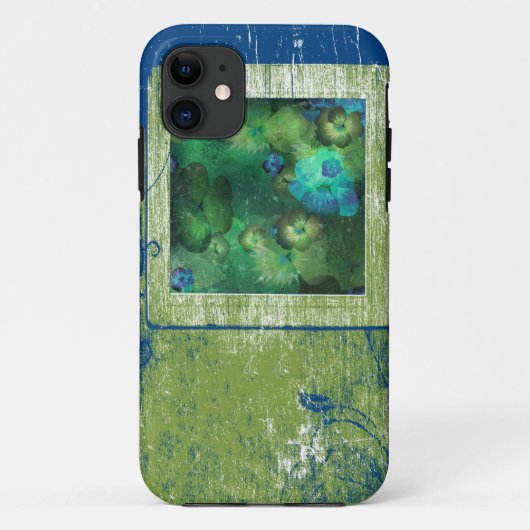  lijst van Romantische bloemen Case-Mate iPhone Case (Achterkant)
