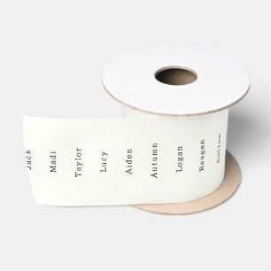 Lijst van Santa's Ribbon Satijnen Lint