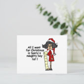 Lijst van Sinterkletters Feestdagenkaart (Staand voorkant)