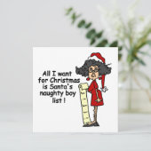 Lijst van Sinterkletters Feestdagenkaart (Staand voorkant)