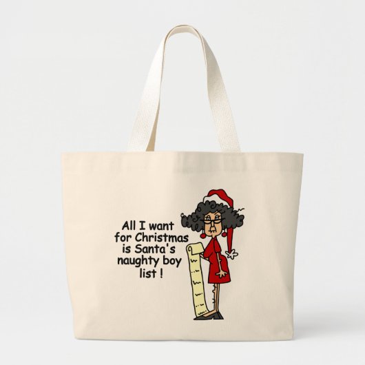 Lijst van Sinterkletters Grote Tote Bag (Voorkant)