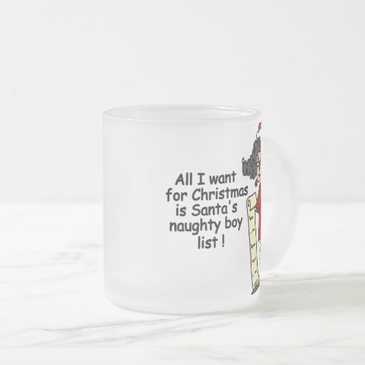 Lijst van Sinterkletters Matglas Koffiemok (Voorkant rechts)